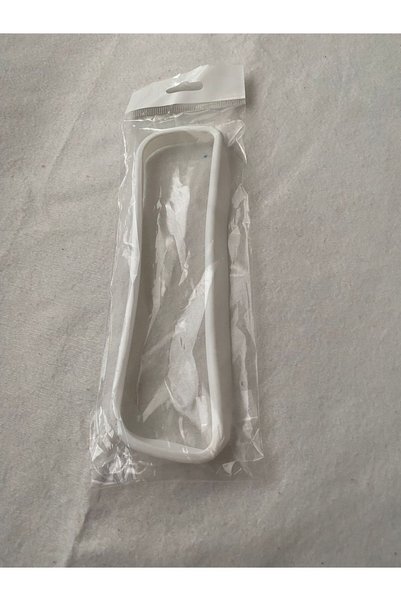 labaxe Rearview Mirror Protective Frame - Decorative Silicone Mirror Cover for Car Interior - White -