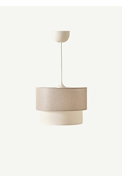 Bella Maison Pastel Sarkıt Avize Gri - Beyaz (30x21x70 cm)