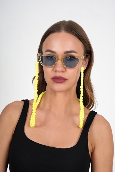 JULIANO Yellow Heart Love Colorful Glasses Chain
