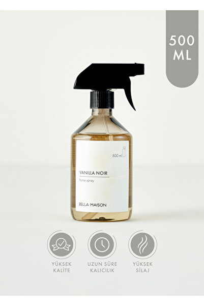 Bella Maison Vanilla Noir Oda Spreyi Siyah (500 ml)