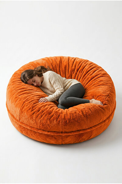 Pufero Pufio Dev Boy Rengarenk Dev Puf Özel Tasarım