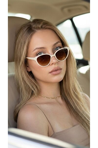 JULIANO Monre White-Brown Sunglasses