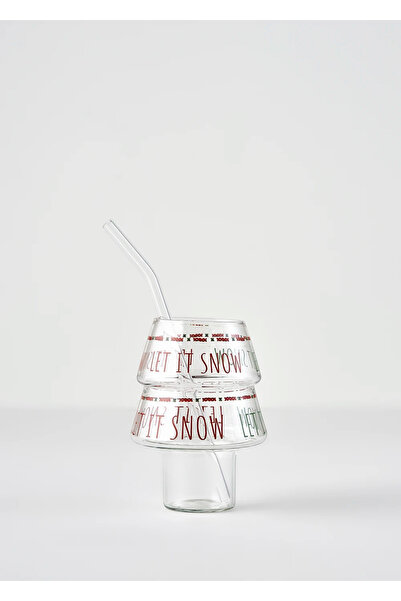 Bella Maison Cană din borosilicat Jolly cu paie (500 cc)