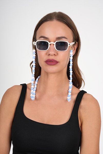 JULIANO Blue Heart Love Colorful Glasses Chain