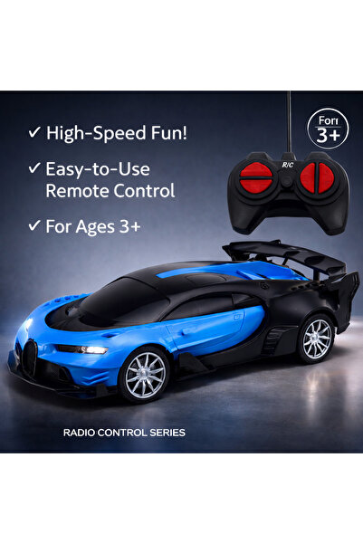 LEAN Masina Sport cu Telecomanda RC 1:22 Albastra