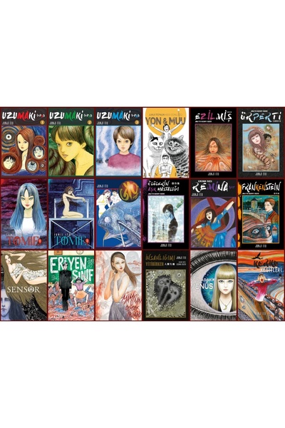Gerekli Şeyler Junji İto 11'li Manga Seti / GYO + İnsanlığımı Yitirirken + Ür...