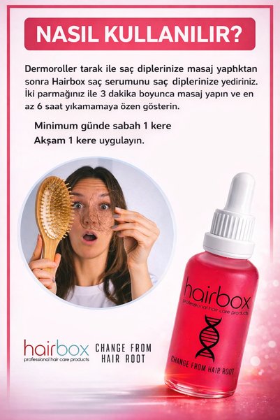 hairbox professional hair care products Women's Hair Growth Serum, Hair Growth Serum, Hair Thickening Serum (5 Serums, 1 Comb Free)