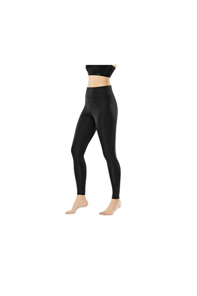 ROYAM Vogsign Women's Black High Waist Gathering Diving Tights 186-416