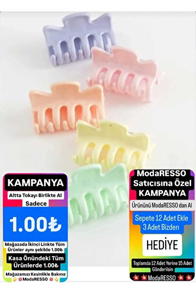 Genel Markalar Renkli TIRPAN Mandal Toka - 6 cm