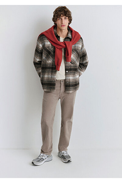 Mavi Lisbon Light Brown Velvet Trousers 0010039-85648