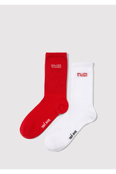 Mavi 2-Pack Love Trouble Printed Socks 0912418-620