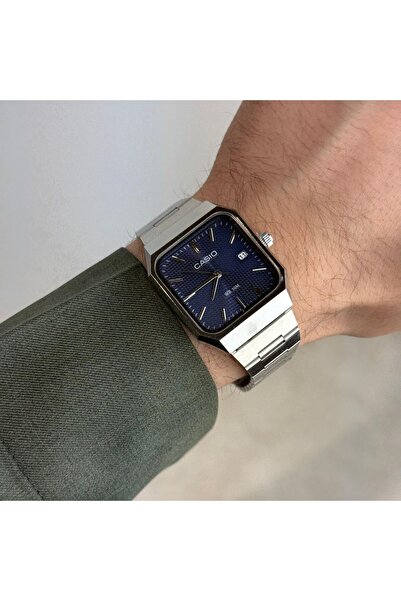 cs ساعة يد رجالي MTP استيل Square كا ســيو - الإصدار الجديد