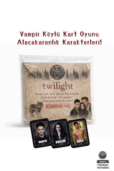 GameBulance Vampir Köylü Rol Yapma Sosyal Blöf Kart Oyunu | Alacakaranlık Öze...