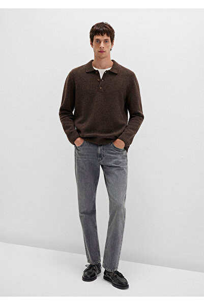 Mavi Wool Blend Brown Knitwear Polo 0710255-70251