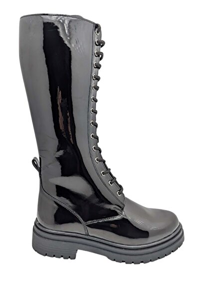 ÇİĞDEM KUNDURA Lune Givrée - Kadın Suni Deri (Rugan) Postal Bot