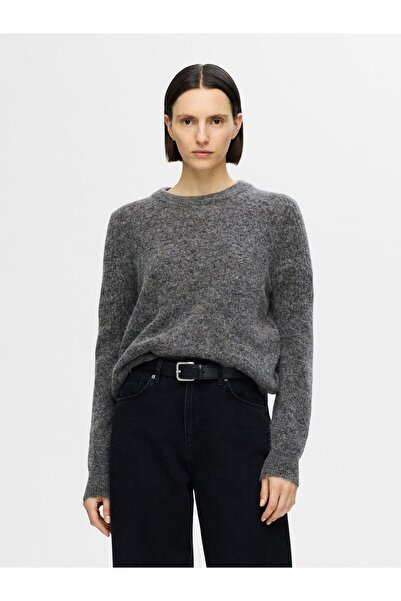 Selected Femme Pullover Wollgemisch Strick