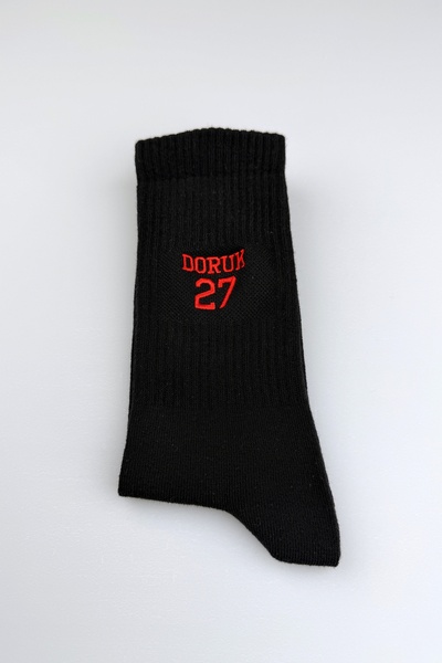 RunGear Up İsme Özel Spor Çorabı - Nakışlı Burun Dikişsiz Pamuk Nefes Alabili...