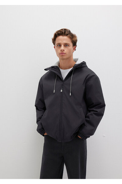 Mavi Яке с качулка, цвят антрацит, редовна кройка / нормална кройка 0110333-7...