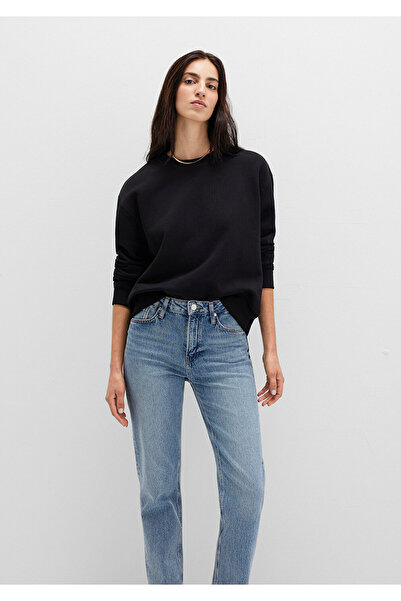 Mavi Bisiklet Yaka Siyah Sweatshirt 1S10390-900