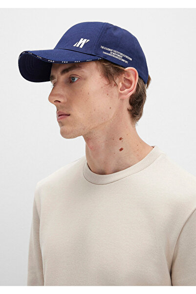 Mavi Pro Logo Detailed Navy Blue Hat 0911518-32184