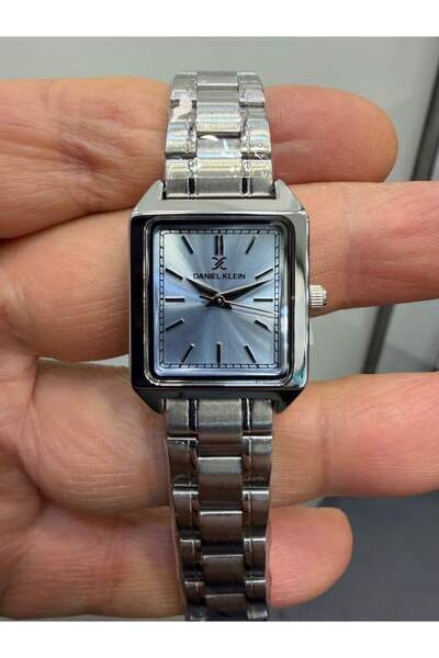Daniel Klein Dkf.2315A New Trend Light Blue Dial Cornered Women's Watch