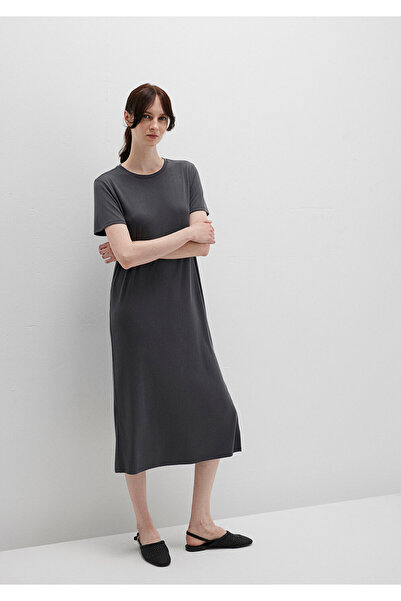 Mavi Tencel ™ Modal Anthracite Midi Dress 1310777-70095