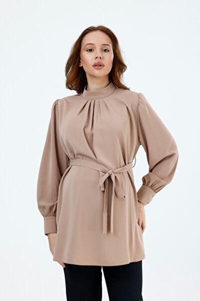 KATLİN MATERNİTY WEAR Μπλούζα από ύφασμα για εγκύους Jessica, με φερμουάρ στο...