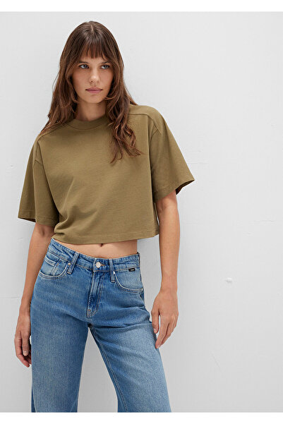 Mavi Khaki Crop T-Shirt Boxy Fit 1613345-71563