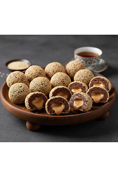 TAMRAH Dates stuffed with tahini and coated with sesame seeds 1k