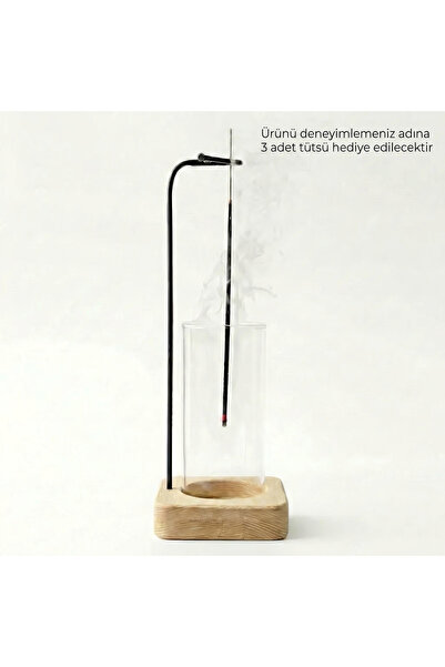 woodique El Yapımı Ahşap Tütsülük – Dekoratif Tütsülük - Meditasyon Aksesuarı...