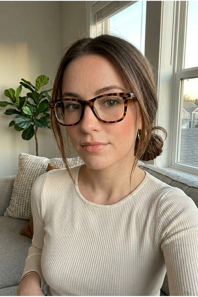 Houseofeyeris Selora Leopard Frame Popular Blue Light Protection Blue Block C...