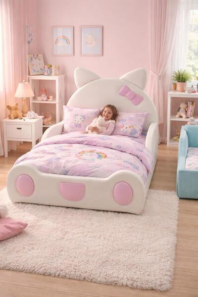 Puf Bebe Montessori serisi_Cocuk yatağı_Bebek yatağı 100x200 ölçüde(İç yatak ...