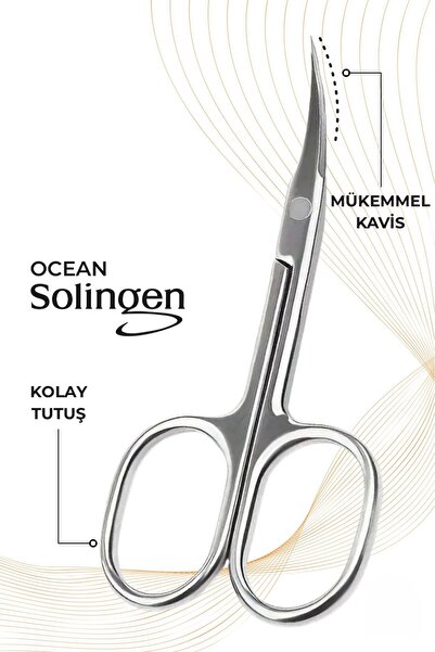 Sibelon Solingen Tırnak Eti Manikür Makası,Tırnak Et&Katikül Makası Paslanmaz...