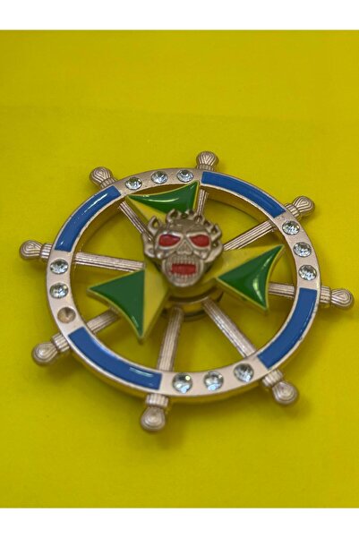 CUFFCUFFTOYS Metal desenli Stres Çarkı Metal 9x9 cm koleksiyonluk 2 dakika dö...