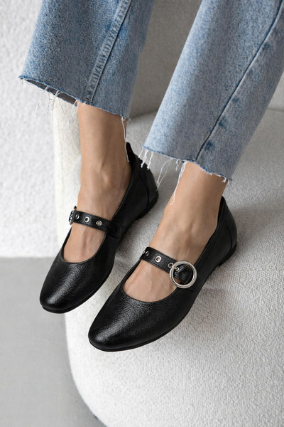 Bermody Piele lacuită pentru femei Viena ușor Talpă confortabilă, elegantă, c...