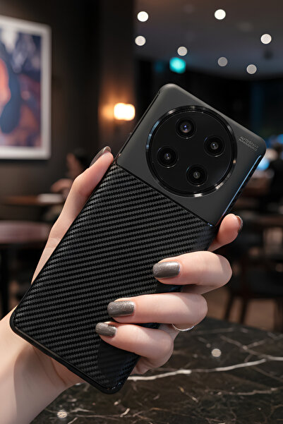 TechTrove Honor Magic 7 Lite Kılıf Kamera Korumalı Darbe Emici Karbon Fiber D...