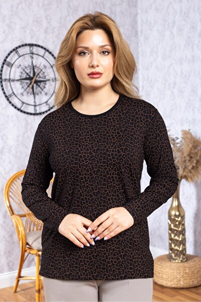 Mutlu City بلوزة نسائية موديل جديد عالية الجودة برقبة دائرية وممشطة للأم في م...