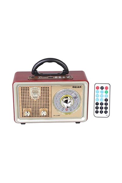 Sezy Meier 110bt Şarjlı Nostaljik Radyo Usb/sd/mp3/bluetooth