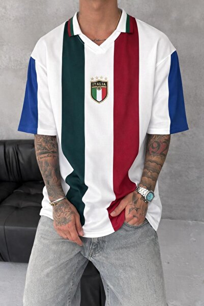 İLKCET MODA Italia Nakıs Unisek Oversize majica