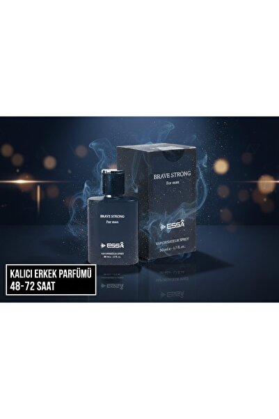 ESSA Kalıcı Erkek Parfüm Brave Strong 48-72 saat kalıcı Afrodizak Etkili