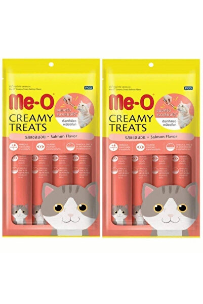 me-o Me-o Creamy Treats Somonlu Yaş Kedi Ödül Maması 15 Gr 4lü 2 Adet