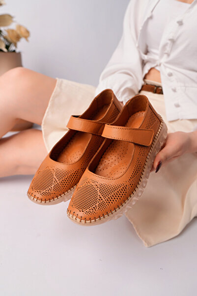 RoseVeno Жіночі справжні шкіряні шовні ортопедичні щоденні туфлі-балетки