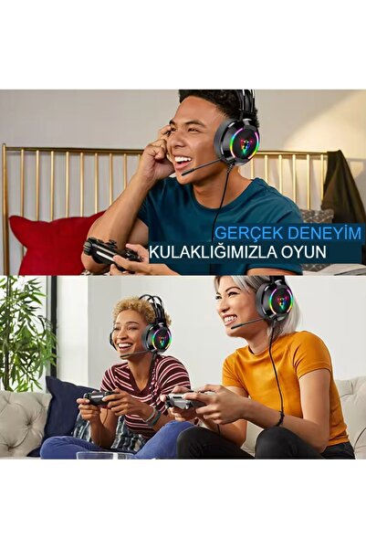 Reidan G606 7.1 4d Profesyonel Usb Oyuncu Gaming Kulaklık Pc Telefon Bilgisayar Kulaklığı