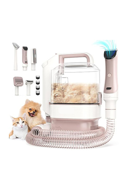 Valpa Smart Masina Profesionala Tuns si Periat Animale 6 în 1 cu Aspirator –