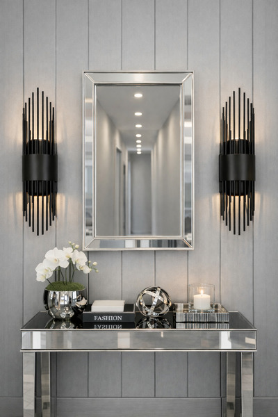 Nazik Aydınlatma Siena Modern Siyah Pilli ve Elektirikli Günışığı Ledli Duvar...