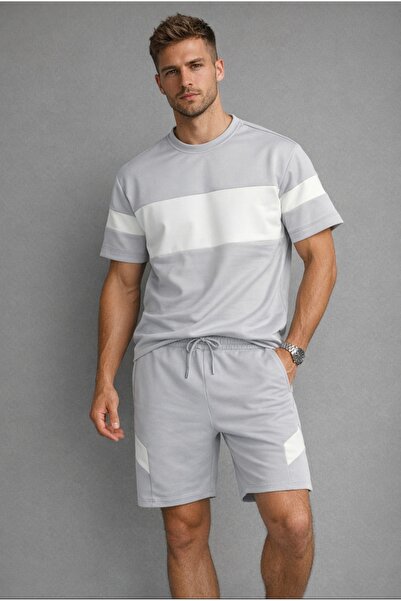 NOFLEN Scuba Black Men's Round Tshirt Sort Set