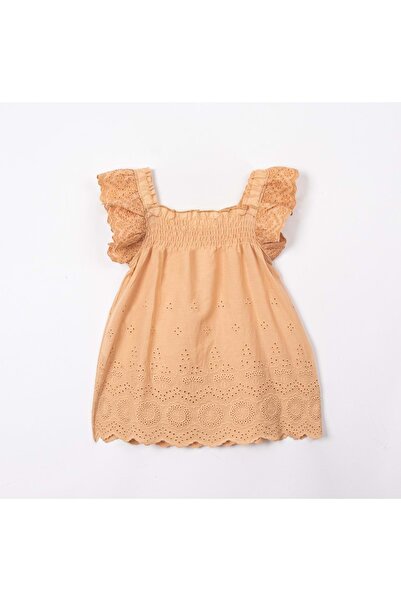 Necix's Kol Ruffled Viniseta Dress Beige