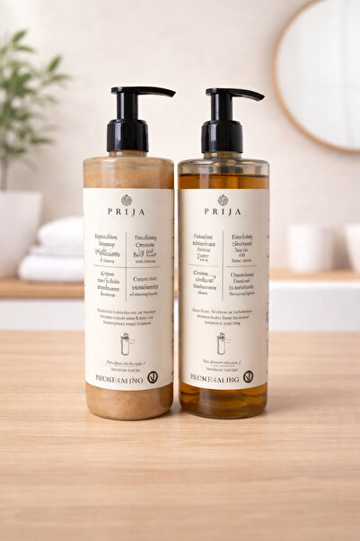 Prija Duo set Șampon+ Cremă de baie 380ml- Îngrijire corp si păr,Made in Italy