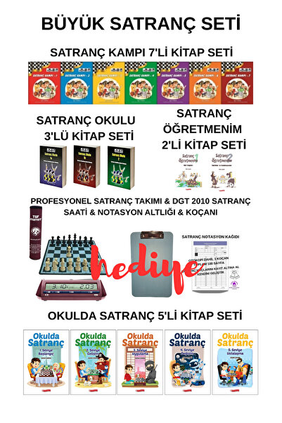 Analiz Yayınları Büyük Satranç Kitapları Eğitim Seti | 17 Kitap | Satranç Tak...