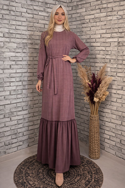 MODELİSA EKOSE MEVSİMLİK ELBİSE